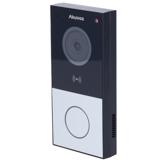 AdgangsKontrol Akuvox E12W videodørtelefon med kamera og ringeknap